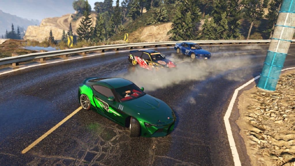 Nuevas carreras de derrape en GTA Online