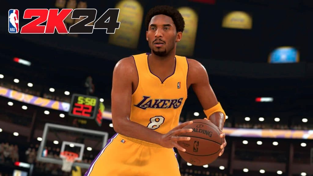 La leyenda de Los Ángeles Lakers, Kobe Bryant, en NBA 2K24
