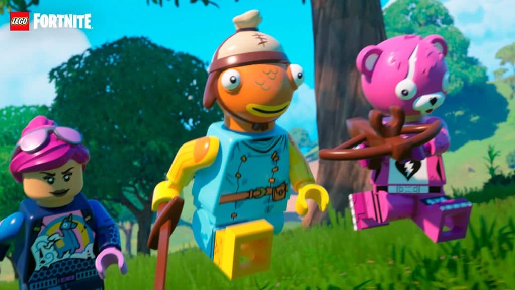 Personajes de Fortnite al estilo LEGO