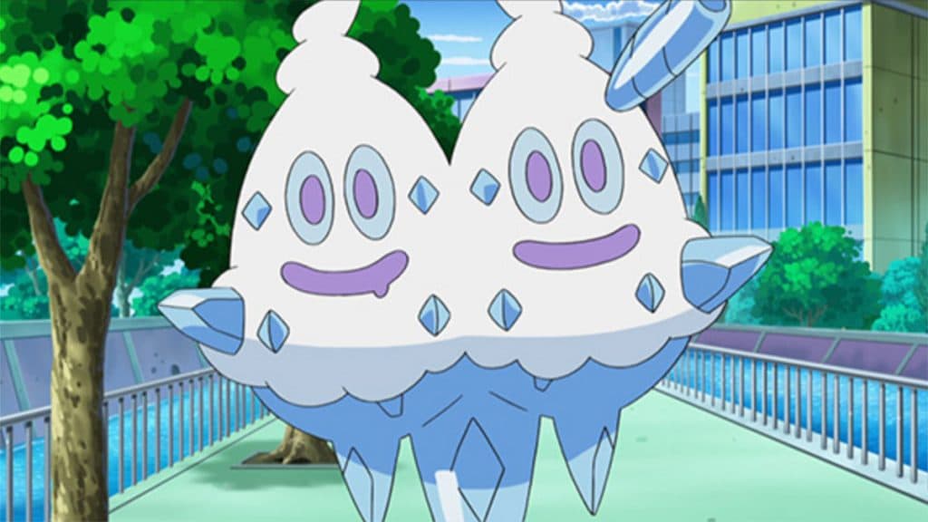 Vanilluxe en el anime Pokémon