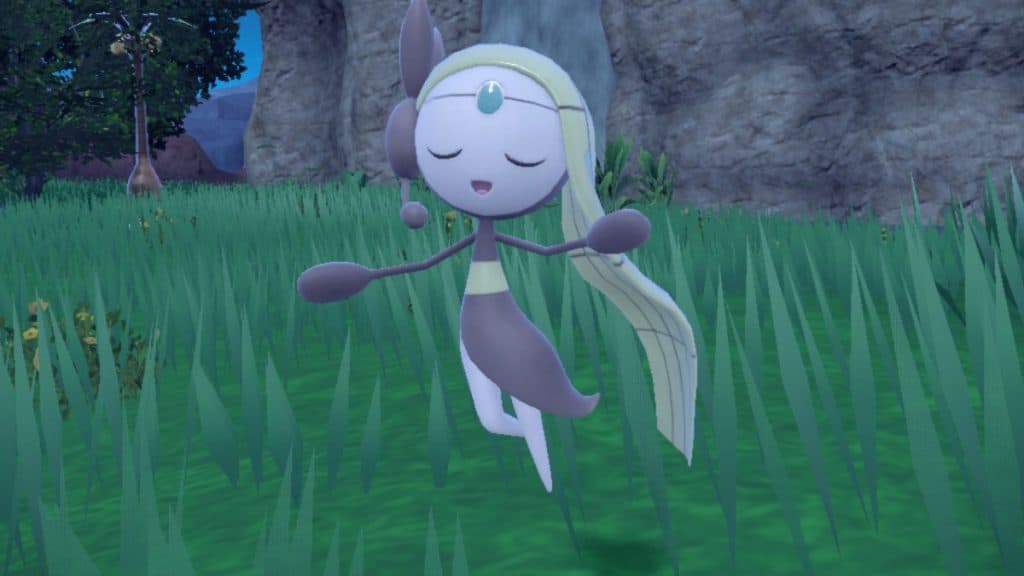 Meloetta en el DLC The Indigo Disk.