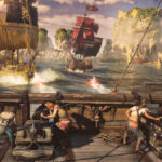 Pirate firing canons in Skull and Bones