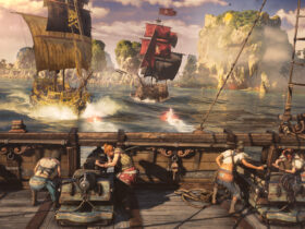 Pirate firing canons in Skull and Bones