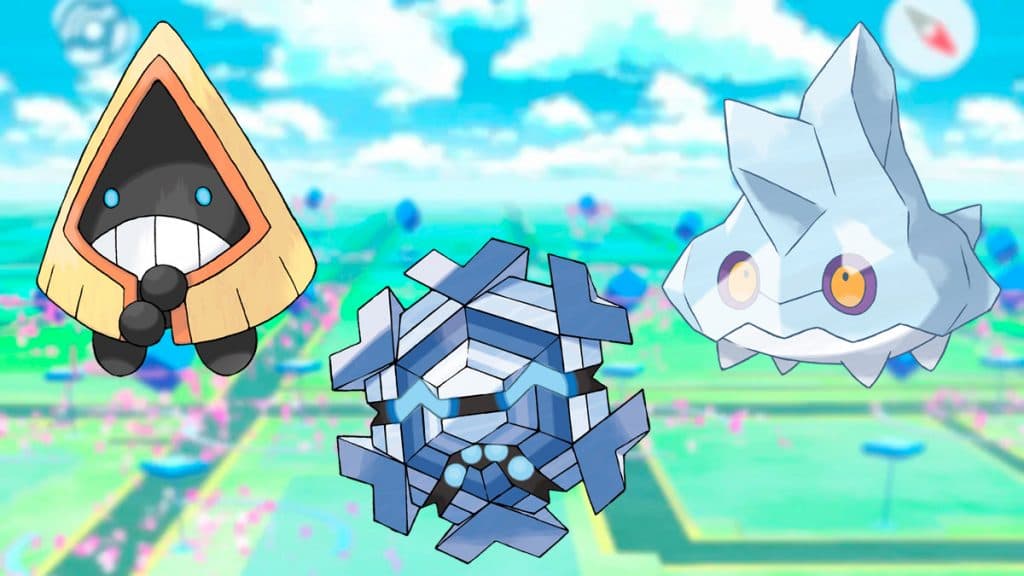 Snorunt, Cryogonal y Bergmite en Pokémon Go