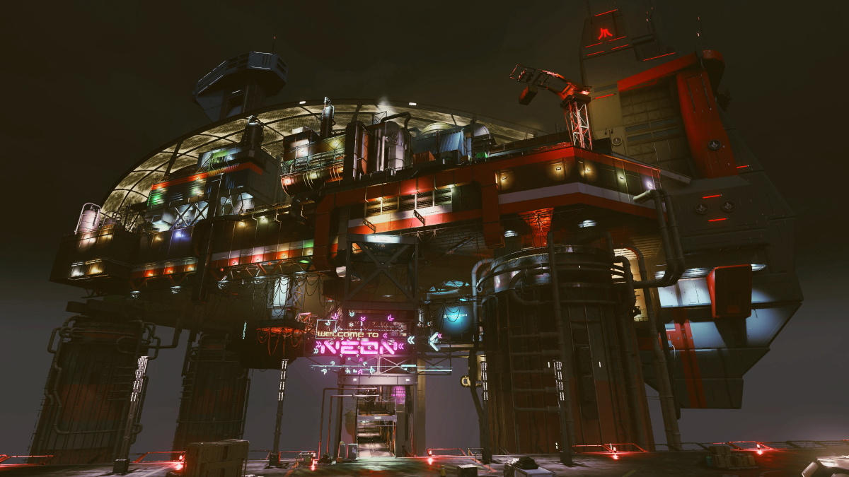 Starfield Neon City