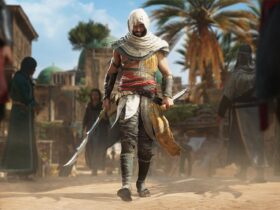 Basim wearing Bayek