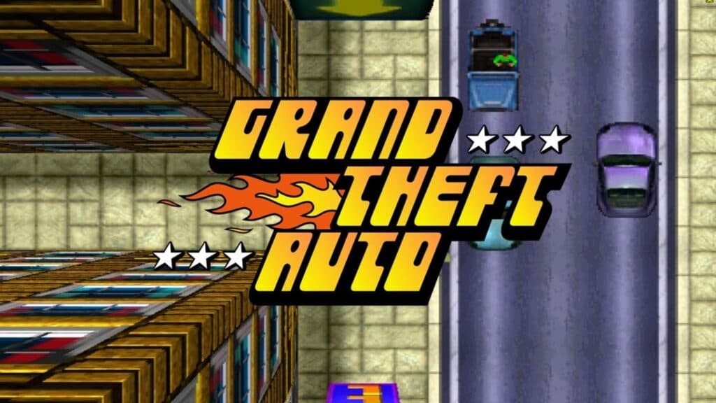 Una captura de pantalla de Grand Theft Auto o GTA 1.