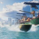 gta 6 trailer screen shot of speed boats on the sea