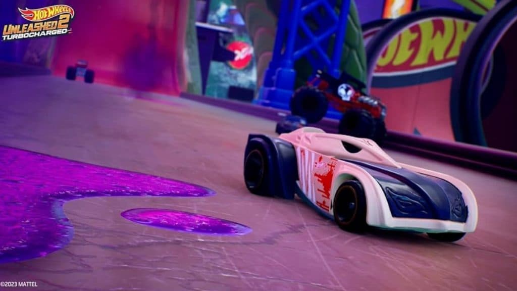 Un coche blanco en Hot Wheels Unleashed 2 Turbocharged