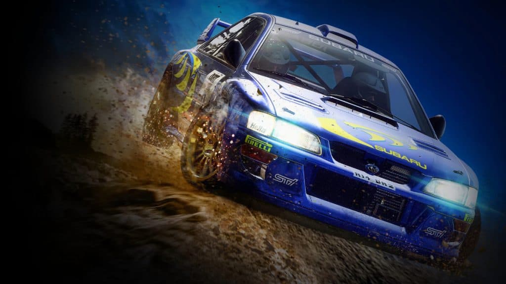 Un Subaru en Dirt Rally 2.0