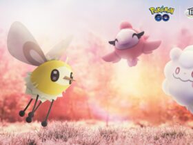 Cutiefly, Spritzee and Swirlix in a Pokemon Go event