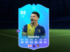 PL POTM Dominic Solanke card in EA FC 24