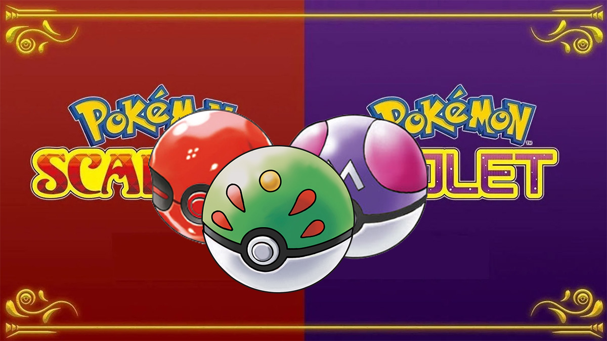 All PokeBalls Scarlet & Violet