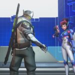 Overwatch 2 four heroes including Genji in front of them all