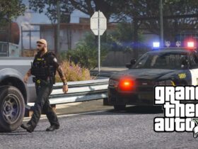 GTA V LSPD Cop with Car