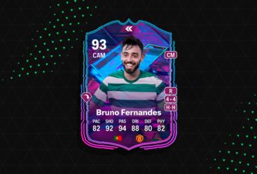 EA FC 24 Flashback Bruno Fernandes card