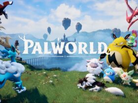 Palworld cover with several Pals.