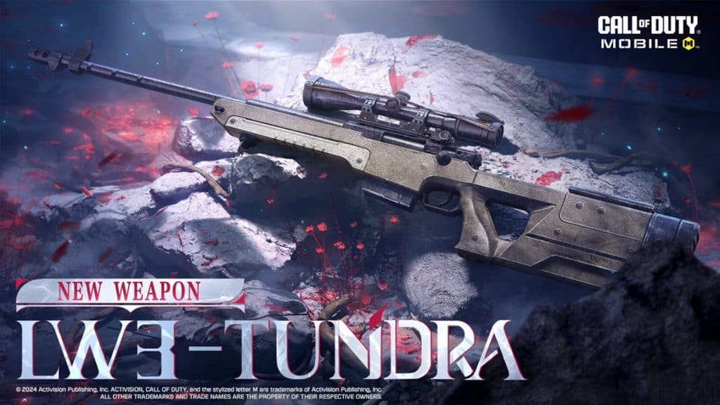 Rifle de francotirador LW3-Tundra en CoD Mobile.