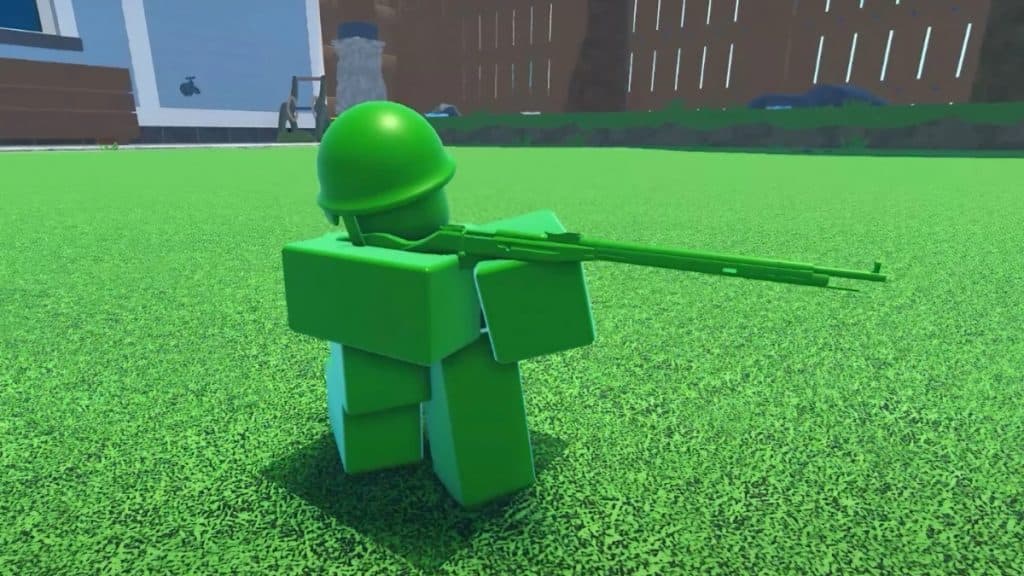 Un modelo de personaje de Roblox Toy Defense.