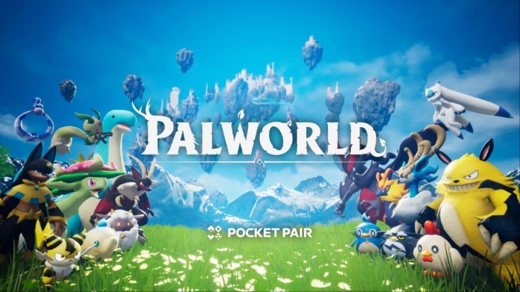 Pantalla de Palworld con varios Pals.