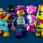 Different Fortnite LEGO skins.