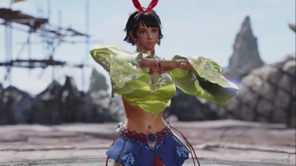 josie posando en tekken 7