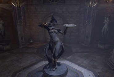 A statue of Shar in Baldur