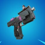 An image of the Lock On pistol in Fortnite.