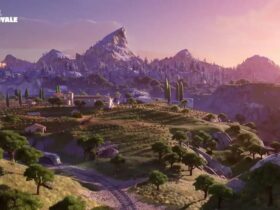 An image of the terrain in the Fortnite Chapter 5 Season 1 map.