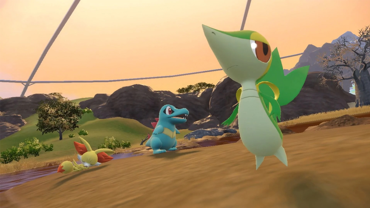 Starter Pokemon in The Indigo Disk DLC.