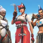 Sojourn, Kiriko, and Junker Queen in Overwatch 2 poster