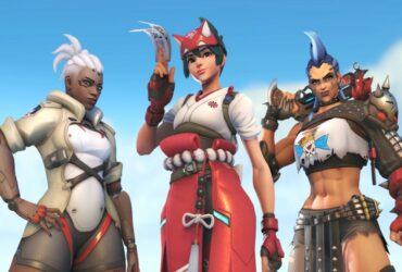 Sojourn, Kiriko, and Junker Queen in Overwatch 2 poster