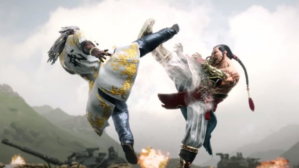 leroy y feng combinan patadas en tekken 8