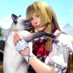 Tekken 8 Lili holding her cat