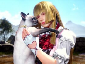 Tekken 8 Lili holding her cat