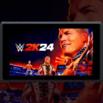 Nintendo Switch running WWE 2K24