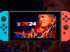 Nintendo Switch running WWE 2K24