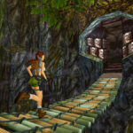 Lara Croft running in the Remastered Tomb Raider