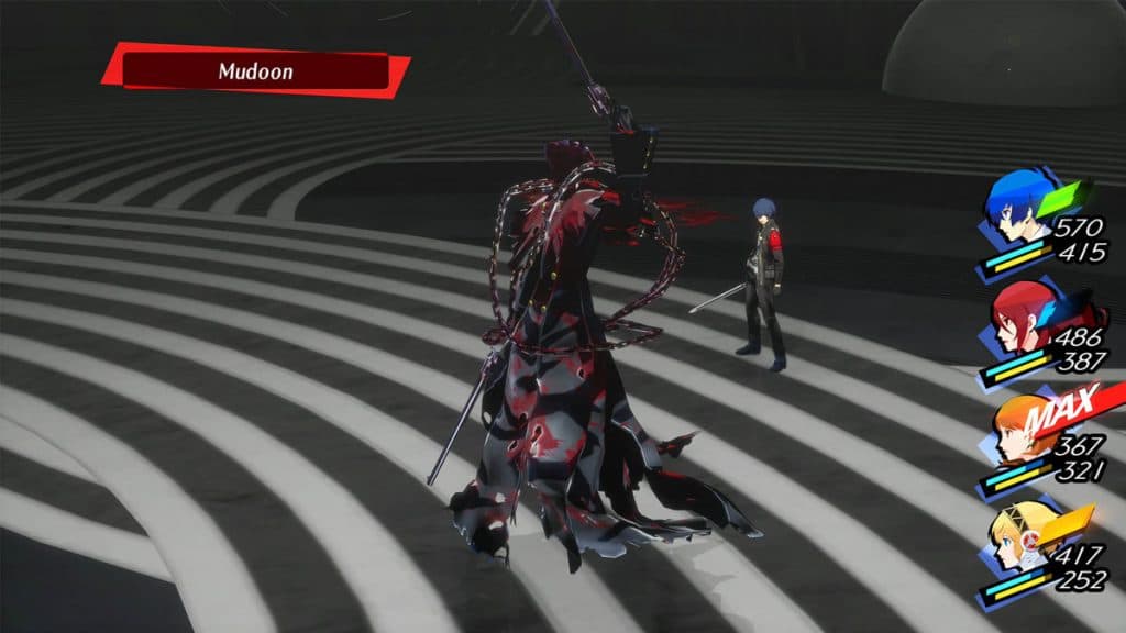 The Reaper en Persona 3 Reload vs el grupo.