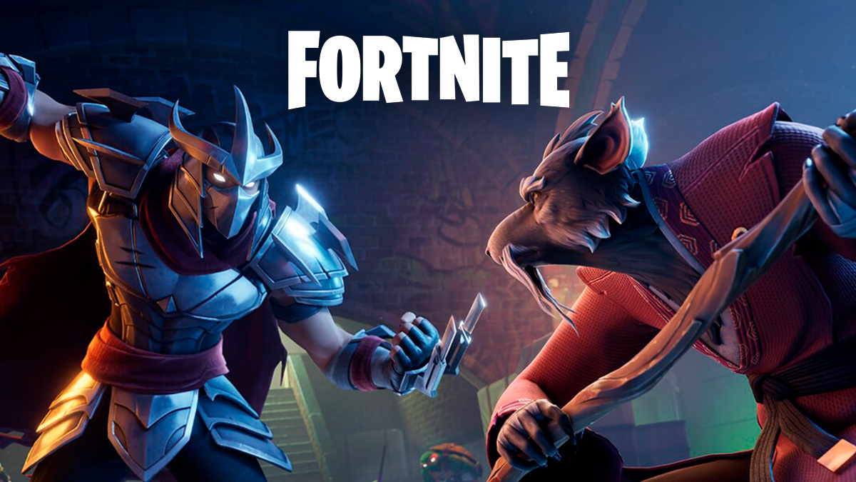 Shredder and Splinter in Fortnite