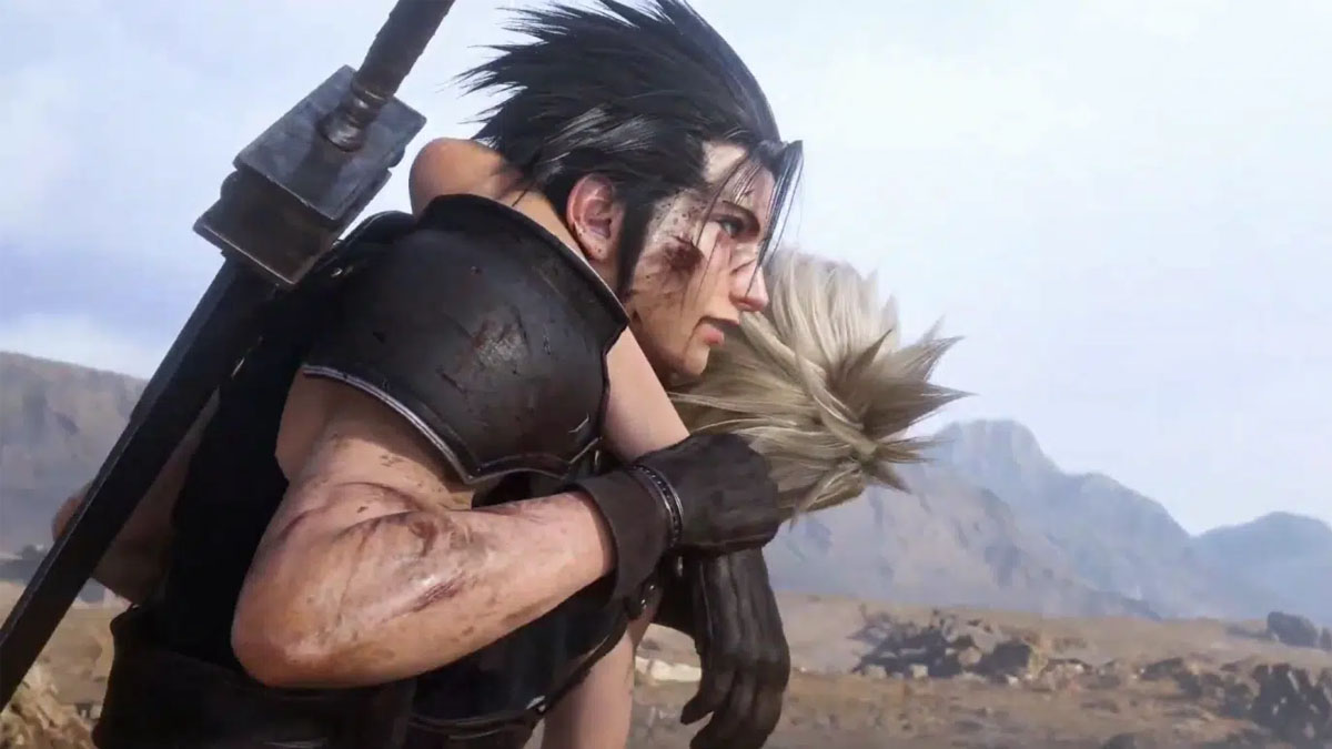 Zack Fair and Cloud Strife in FF7 Rebirth