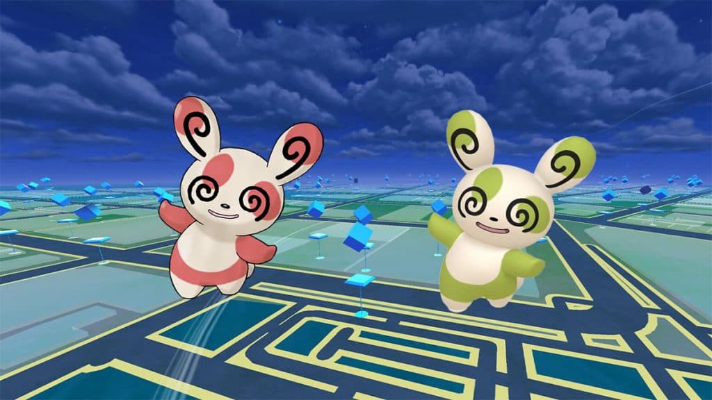 Pokémon Go Spinda y Spinda Brillante