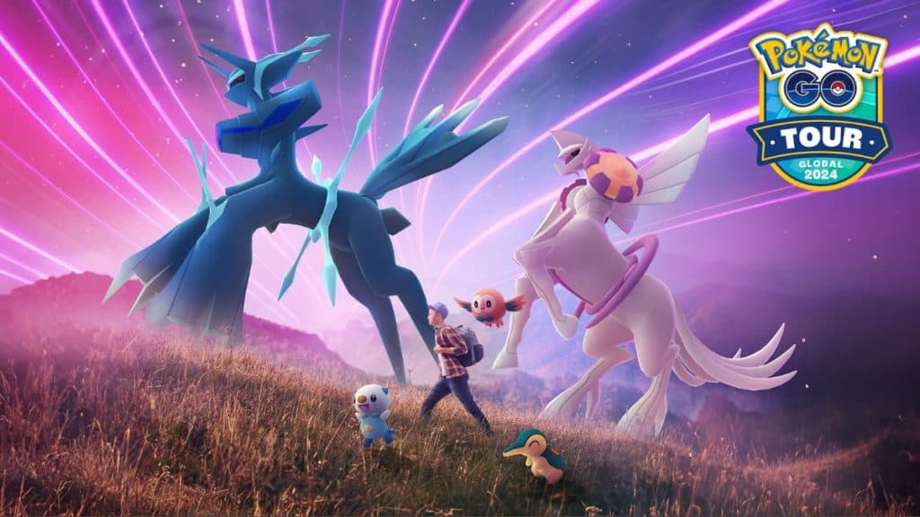 pokemon go origen formas de dialga y palkia