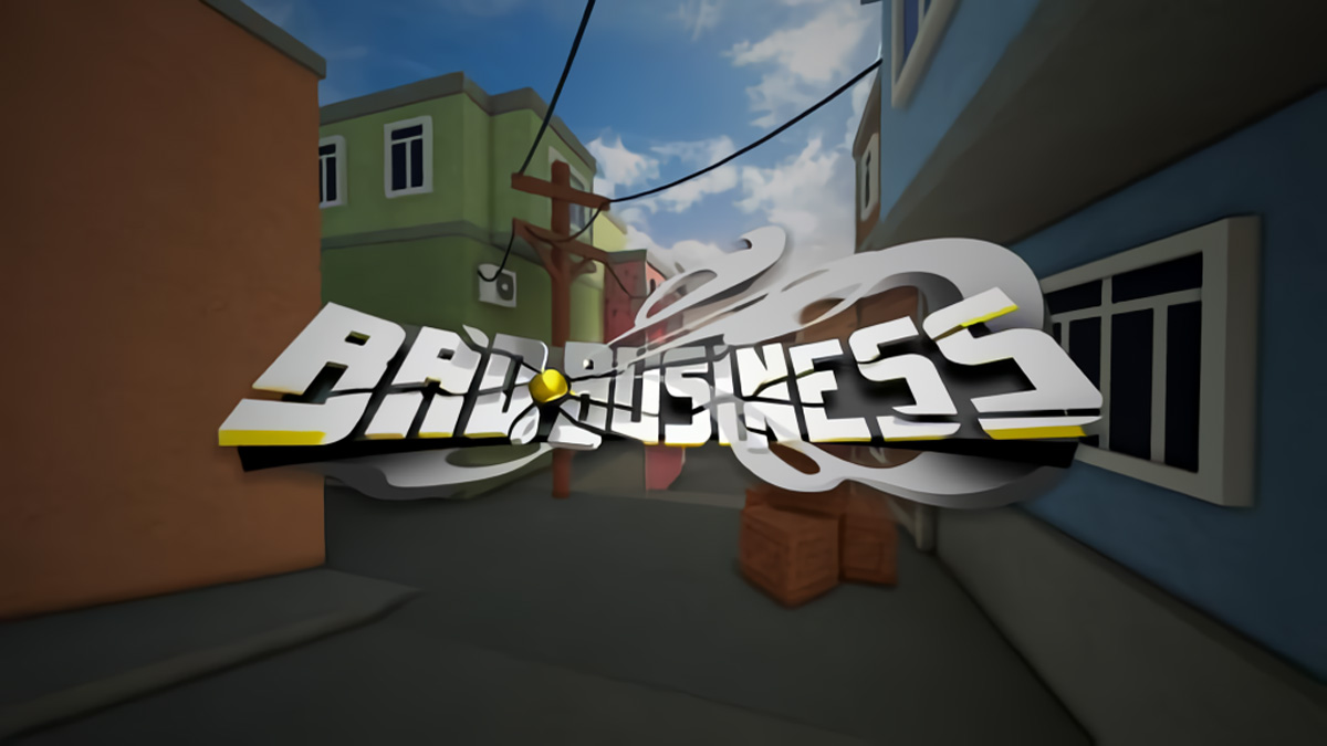 Roblox Bad Business banner featuring the game