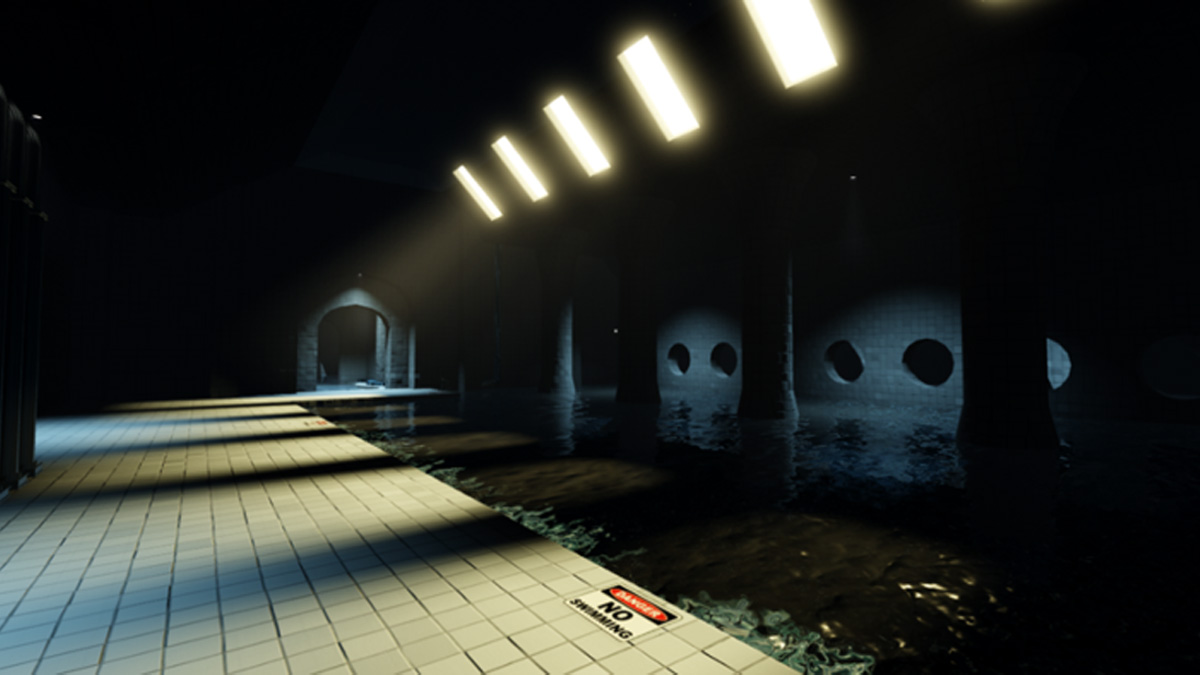 A underground map in Roblox Evade.