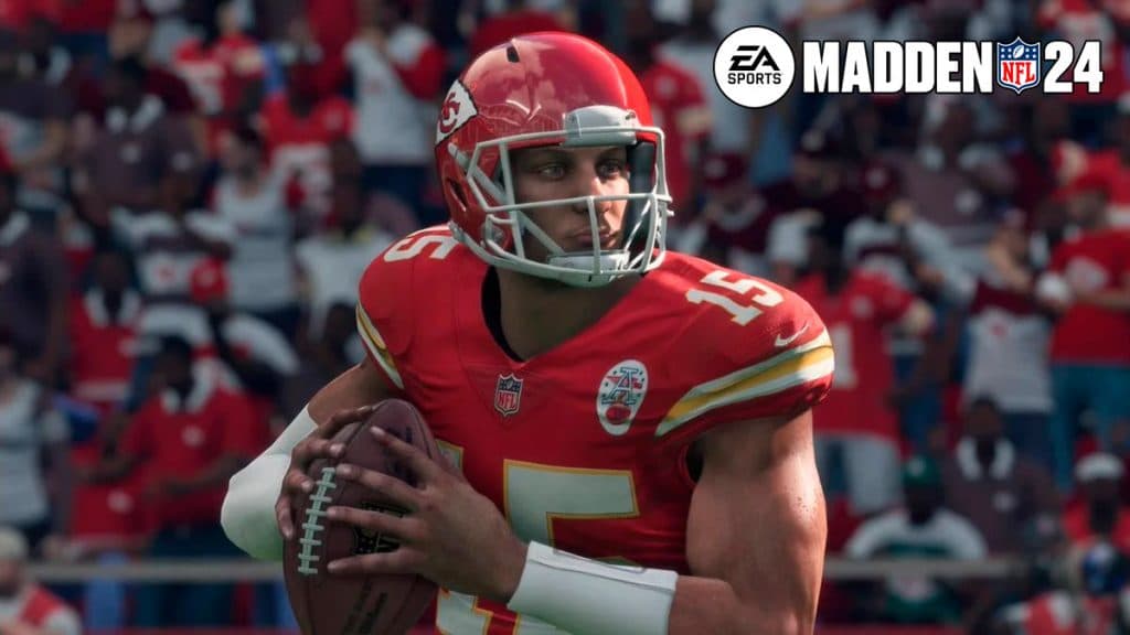 Patrick Mahomes en Madden 24