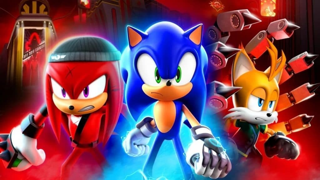 Múltiples personajes de Sonic Speed ​​Simulator.