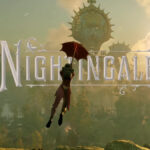 Player gliding using an Umbrella in Nightingale