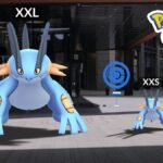 XXL and XXS Swampert in Pokemon Go