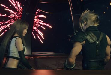 Cloud and Tifa at the Golden Saucer in Final Fantasy 7 Rebirth